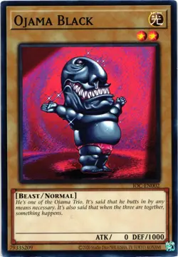 Yu-Gi-Oh Invasion of Chaos Ojama Black Regular Common Card - Image 1