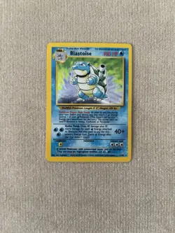 Pokemon 1999 Blastoise Holo Rare Base Set Wizards 2/102 English Card - Image 1