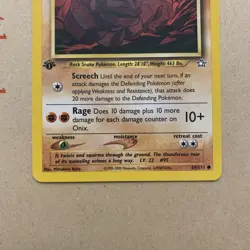 Onix 69/111 - 1st Edition - Neo Genesis - Pokemon Card - Near Mint NM - Image 4