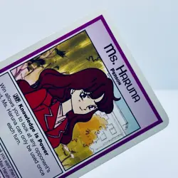 Sailor Moon CCG Premier Edition Ms. Haruna - Person Trading Card - Image 3
