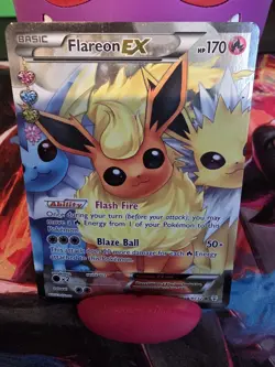 Pokemon Flareon EX Full Art Generations Radiant Collection Holo RC28/RC32 - Image 1