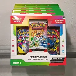 Pokemon First Partner Illustration Collection Series 1 Promo Box - Image 1