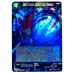 Dragon Ball Super Card Game Dark Control Demon God Demigra Rare Foil Card - Image 1