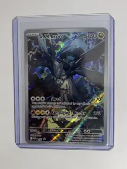 Pokemon N's Zekrom Black Star Promo Full Art Holo 130 HP Card #031 - Image 1