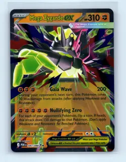 Pokemon tcg ME03: Perfect Order Mega Zygarde ex Near Mint or Better - Image 1
