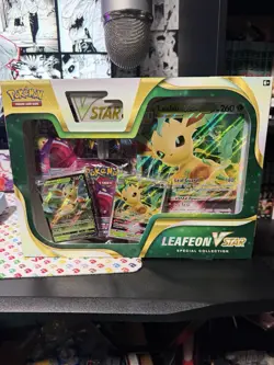 Pokemon TCG Leafeon VSTAR Special Collection Box Factory Sealed Brand New - Image 1