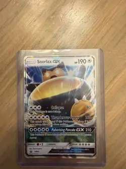 Snorlax GX SM05 Black Star Promo Holo Pokemon Card NM - Image 1