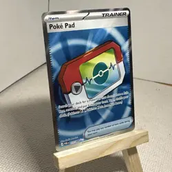 Pokemon Poke Pad 113/088 Full Art Ultra Rare Holo POR Set Trainer Item English - Image 3