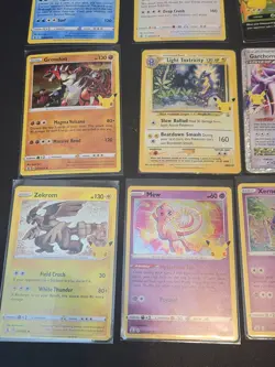 Lot of 12 Pokemon Celebrations Cards - No Duplicates - light Toxtricity, Mew + - Image 3