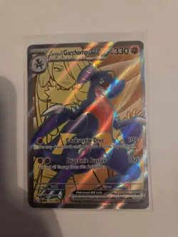 Pokemon TCG Cynthia's Garchomp EX 204 SVP Scarlet & Violet Promo Card - Image 1