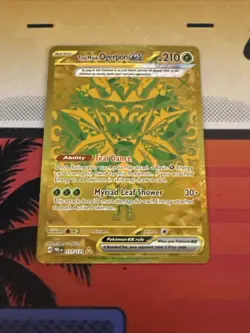 Teal Mask Ogerpon Ex 177/131 Prismatic Evolutions Gold Holo Full Art Pokemon TCG - Image 1