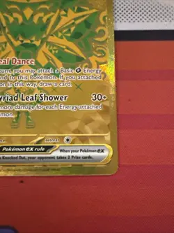 Teal Mask Ogerpon Ex 177/131 Prismatic Evolutions Gold Holo Full Art Pokemon TCG - Image 2