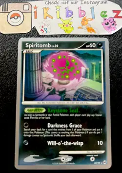 Spiritomb LV.39 32/99 NM 2010 Pokemon World Championship Promo. Fast Shipping! - Image 1