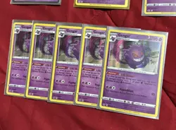 Pokemon Lot Of 9 Gengar Holo + Gastly & Haunter Reverse Holo - Image 5