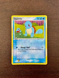 Squirtle 82/112 Fire Red Leaf Green Holo Holofoil Pokemon Card TCG 2004 Vintage - Image 1
