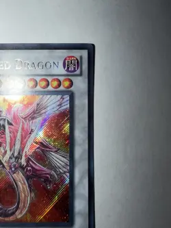 Yu-Gi-Oh Majestic Red Dragon Limited Edition Secret Rare Card CT07-EN001 - Image 4