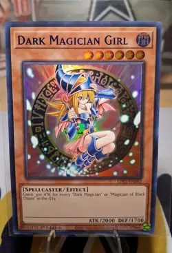 Dark Magician Girl Blue LDS3-EN082 Ultra Rare 1st Edition Lightly Played - Image 1