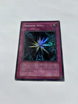 YuGiOh Shadow Spell - SKE-041 Super Rare Trap Card New Never Played - Image 1