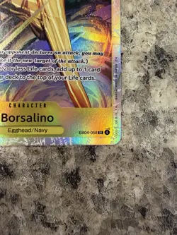 One Piece Card Game Borsalino SR EB04-058 OP15 English Version NM - Image 2