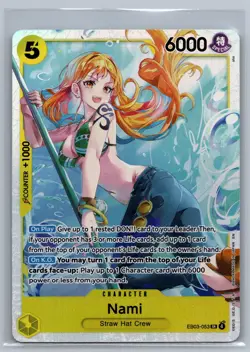 Nami (053) SR Extra Booster: One Piece Heroines Edition EB03-053 NM - Image 1