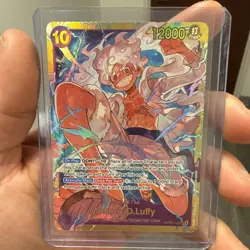 One Piece Monkey D. Luffy OP05-119 Secret Rare Holo Alt Art Character Bandai - Image 2