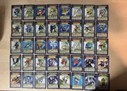 Digimon Card Lot Digi-battle Complete Series 3 Booster- Gold Stamp 54/54 Cards - Image 1
