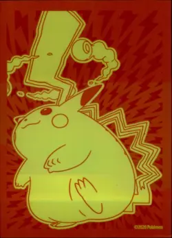 Pokemon TCG Individual Collectors Card Sleeve Big Boy Pikachu - Image 1