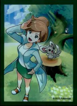Pokemon TCG Individual Collectors Card Sleeve Professor Juniper and Minccino - Image 1