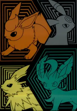Pokemon TCG Individual Collectors Card Sleeve Eevee-lutions Jolteon Flareon - Image 1