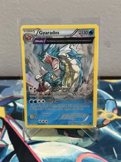 NM Pokemon Gyarados TGC Full Art Holo Card 21/98 XY Ancient Origins 2015 NM - Image 1