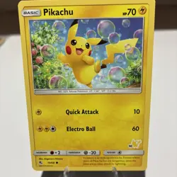 Bubble Pikachu 19/68 Hidden Fates (2019) Unique Art Common Pokemon TCG NM/M - Image 1