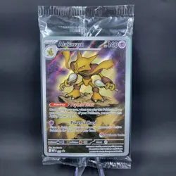 Pokemon TCG Alakazam 009 Pokemon Center Stamped Promo SEALED Mega Evolution - Image 1