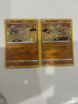 Hitmonlee 011 + Hitmonchan 012 /034 CLV – Pokemon TCG Classic Collection – NM - Image 1