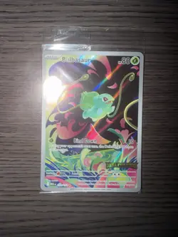 Pokemon Bulbasaur Mega Evolution Stamped Full Art Holo 133/132 Illustration Rar… - Image 1