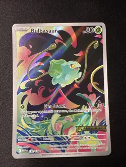 Bulbasaur 133/132 Stamped Promo Pokemon Mega Evolution - Image 1