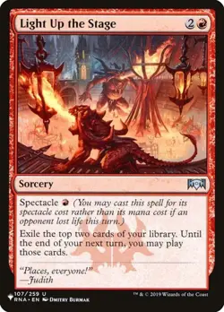 Light Up the Stage - Near Mint MTG The List - Image 1