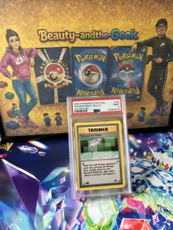 PSA 9 Mint #125 2000 Pokemon Gym Challenge 1st Edition Trainer Transparent Walls - Image 1