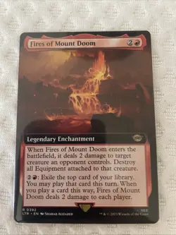 Fires Of Mount Doom MTG LOTR - Image 1