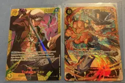 Trafalgar Law OP10-119 Secret Rare Royal Blood One Piece Cards Sabo OP07-118 Jap - Image 1