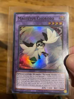 Yu-Gi-Oh! Magistus Chorozo Super Rare Card SUDA-EN100 Supreme D NM Condition - Image 1
