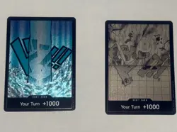 2x One Piece TCG Special DON! Card OP-15 DP-10 Dash Pack Sky Map & Blast. NM - Image 1