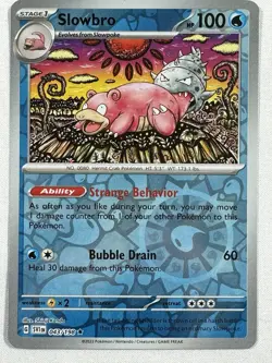 Pokemon - Slowbro - Reverse Holo - 043/198 - Scarlet & Violet - NM Pokemon Card - Image 1
