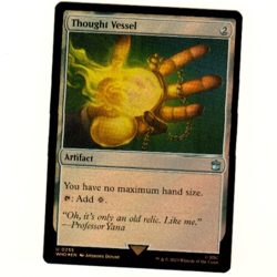 Thought Vessel Foil Universes Doctor Who Magic The Gathering Card - Image 1