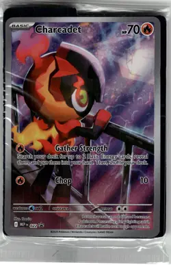 Charcadet 022 ME: Mega Evolution Promo NM Pokemon Card TCG SEALED - Image 1