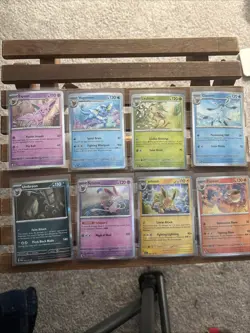 Pokemon SV Prismatic Evolutions Eeveelutions Complete Holo Rare Set (8 cards) NM - Image 1