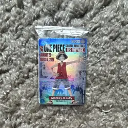 Bandai One Piece Card Game Booster Pack College Basketball US Voyage Monkey.D.L… - Image 1