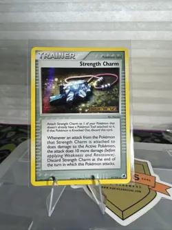 Stamped Holo STRENGTH CHARM - 81/101 - Dragon Frontiers - Pokemon Card NM - Image 1
