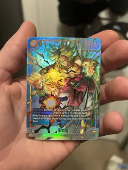 Dragon Ball Super Card Broly SR Foil FB08-087 Battle 30000 Power Standard - Image 1