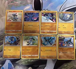 8x Riolu Bundle Cards - Pokemon TCG - Image 1