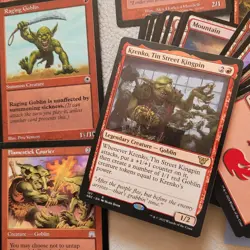 Commander Magic Deck MTG Cards = ALL 100 ***Krenko, Tin Street Kingpin GOBLINS** - Image 1